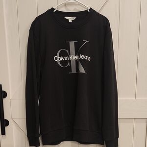 Calvin Klein Black Crewneck Sweatshirt
